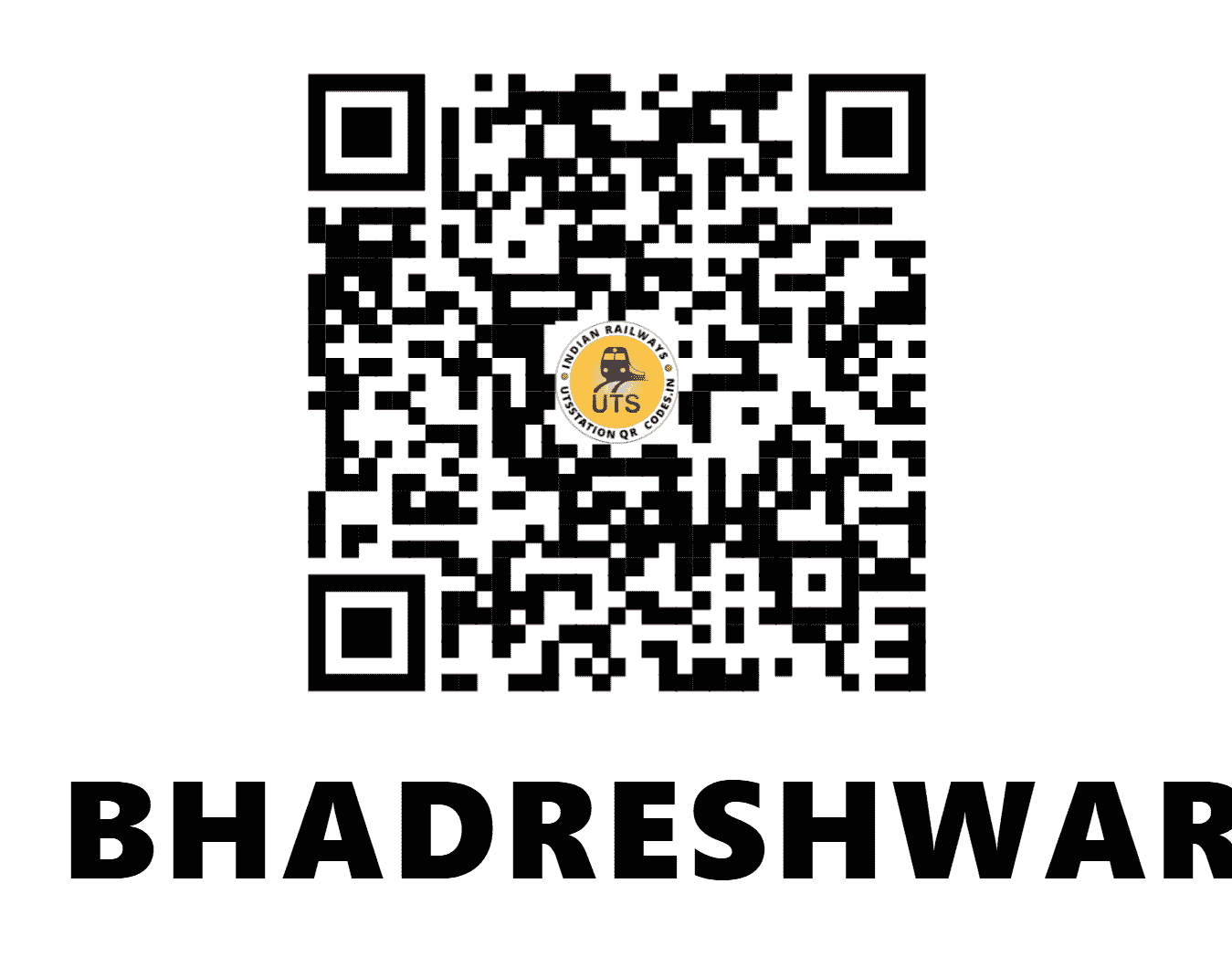 UTS QR Code for BHADRESHWAR - BHR (ER - WEST BENGAL)